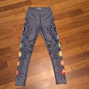 Gray Chakra Leggings